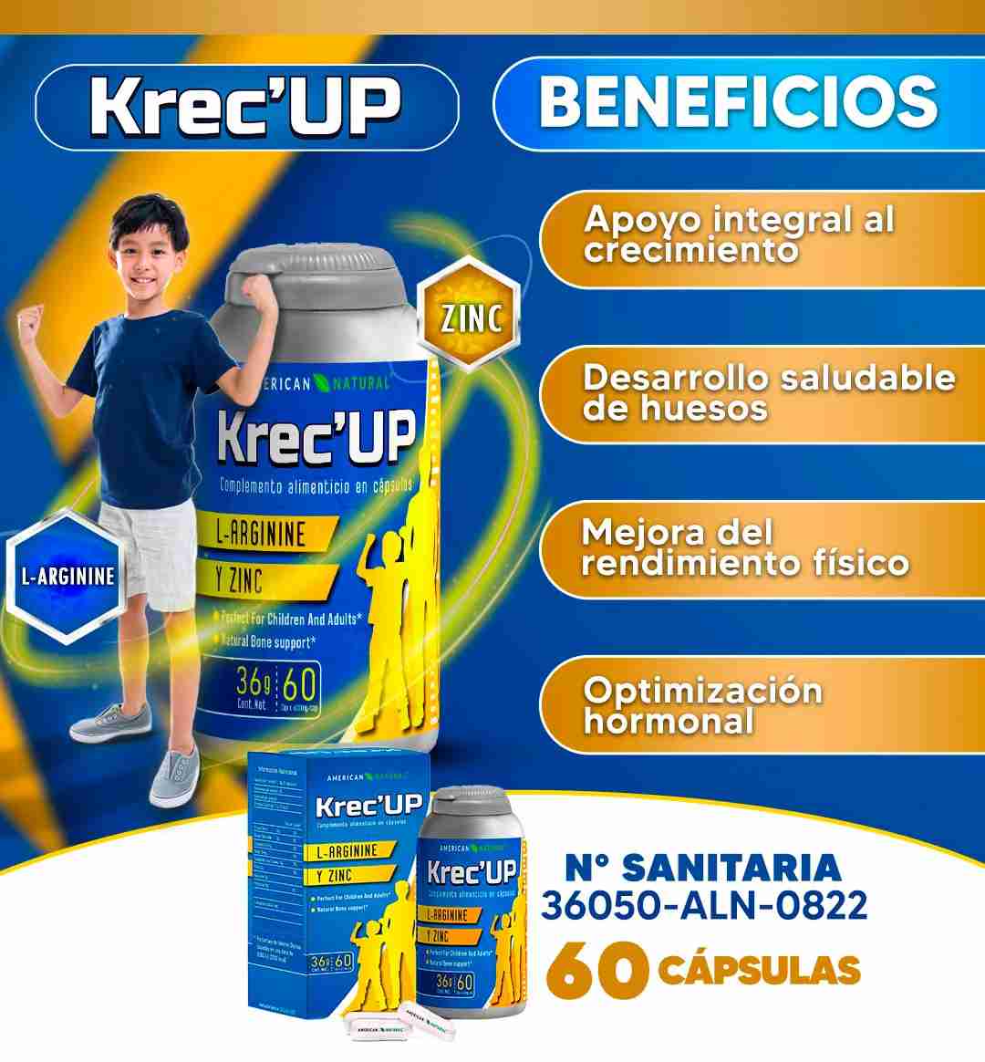Krec'Up - Activa la hormona de crecimiento
