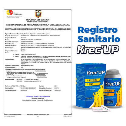 Krec'Up - Activa la hormona de crecimiento